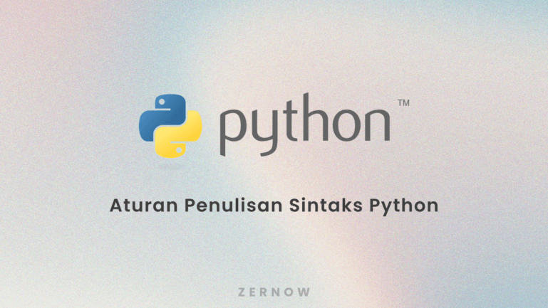 cover aturan penulisan sintaks python