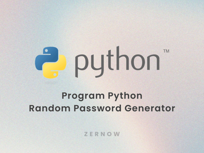cara membuat password generator python