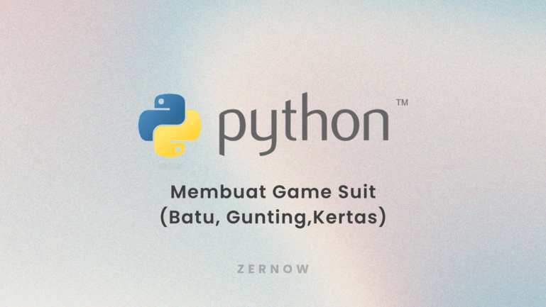 membuat game suit python